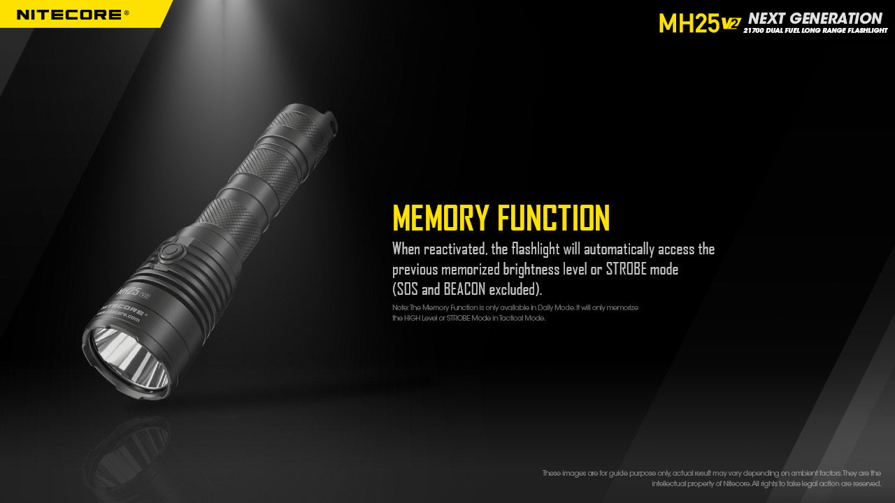 MH25 V2 - 1300 lumens