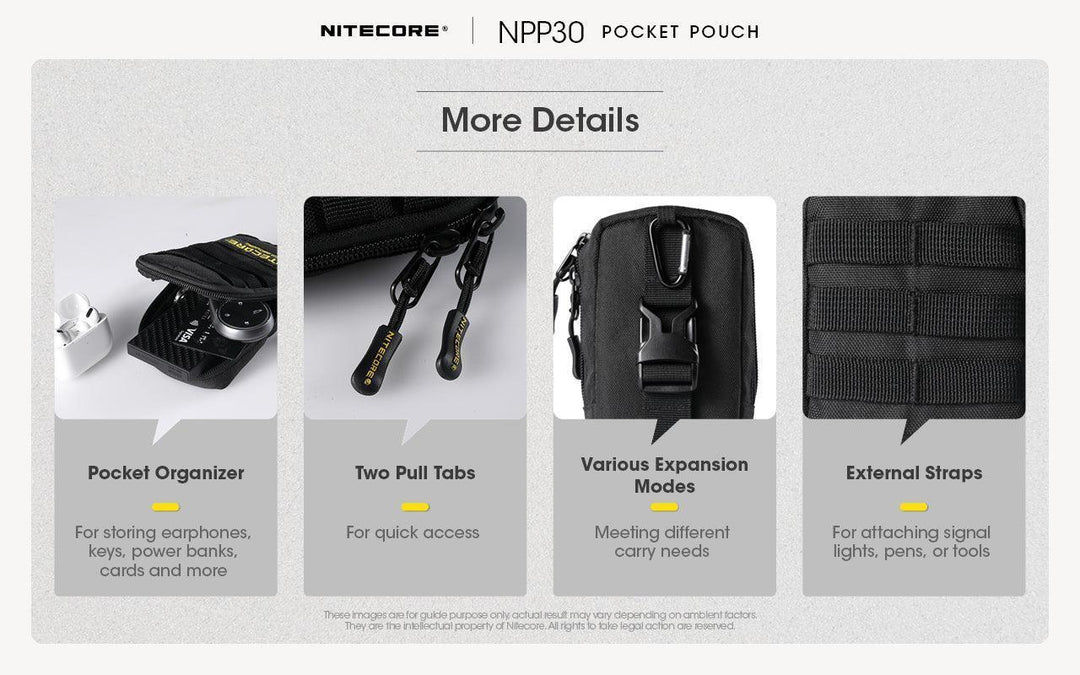 NPP30 - Pocket Pouch - Nitecore Singapore