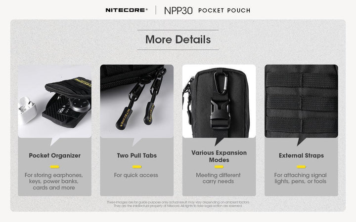 NPP30 - Pocket Pouch - Nitecore Singapore