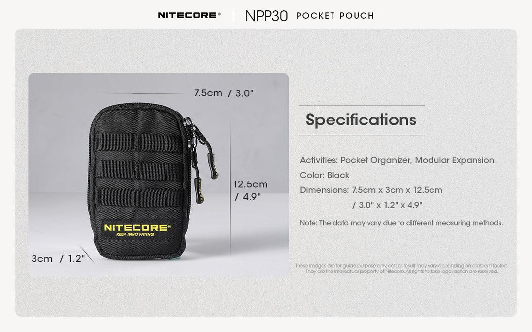 NPP30 - Pocket Pouch - Nitecore Singapore