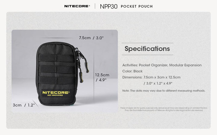 NPP30 - Pocket Pouch - Nitecore Singapore