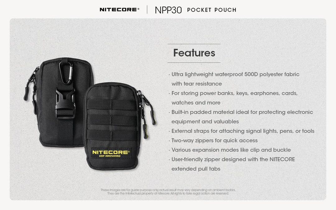 NPP30 - Pocket Pouch - Nitecore Singapore