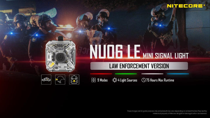 NU06 LE - 15 lumens - Nitecore Singapore