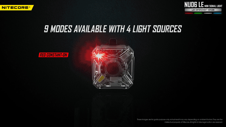 NU06 LE - 15 lumens - Nitecore Singapore
