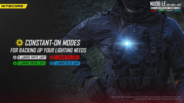NU06 LE - 15 lumens - Nitecore Singapore