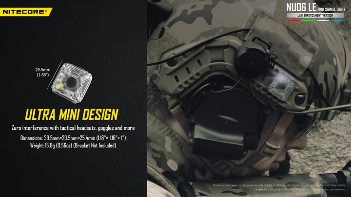 NU06 LE - 15 lumens - Nitecore Singapore