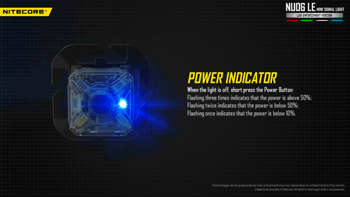 NU06 LE - 15 lumens - Nitecore Singapore