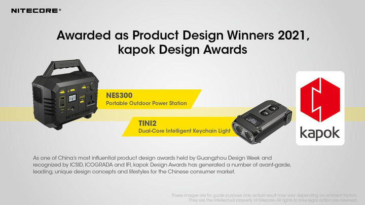 TINI 2 (Black) - 500 lumens - Nitecore Singapore