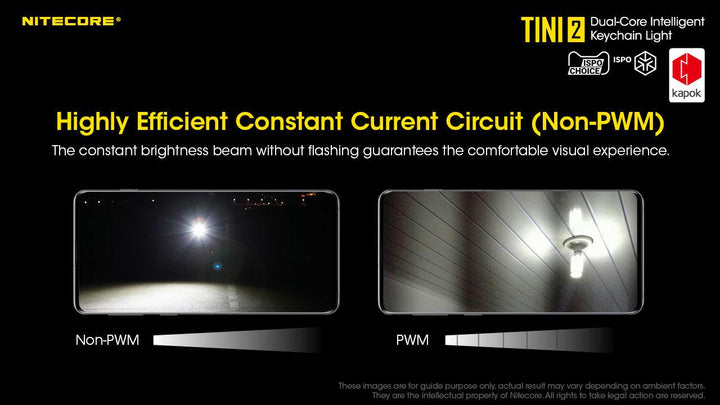 TINI 2 (Black) - 500 lumens - Nitecore Singapore