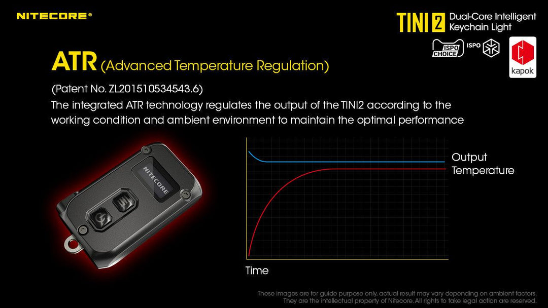 TINI 2 (Black) - 500 lumens - Nitecore Singapore