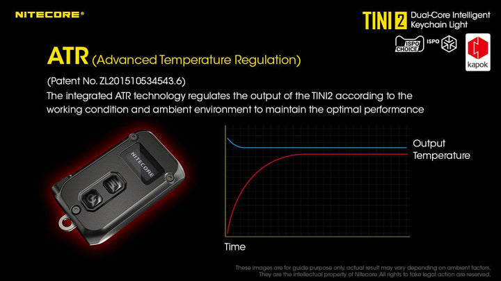 TINI 2 (Black) - 500 lumens - Nitecore Singapore