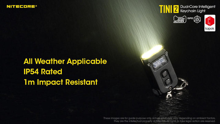 TINI 2 (Black) - 500 lumens - Nitecore Singapore