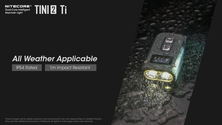 TINI 2 (Titanium) - 500 lumens - Nitecore Singapore
