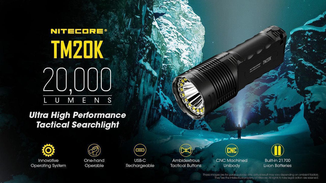 TM20K - 20,000 lumens - Nitecore Singapore