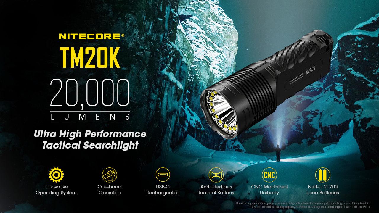 TM20K - 20,000 lumens (Bundle) – Nitecore Singapore