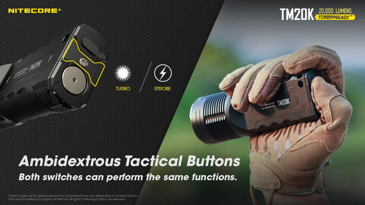 TM20K - 20,000 lumens (Bundle) - Nitecore Singapore