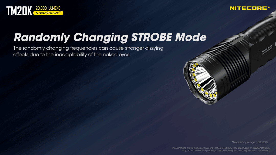 TM20K - 20,000 lumens (Bundle) - Nitecore Singapore