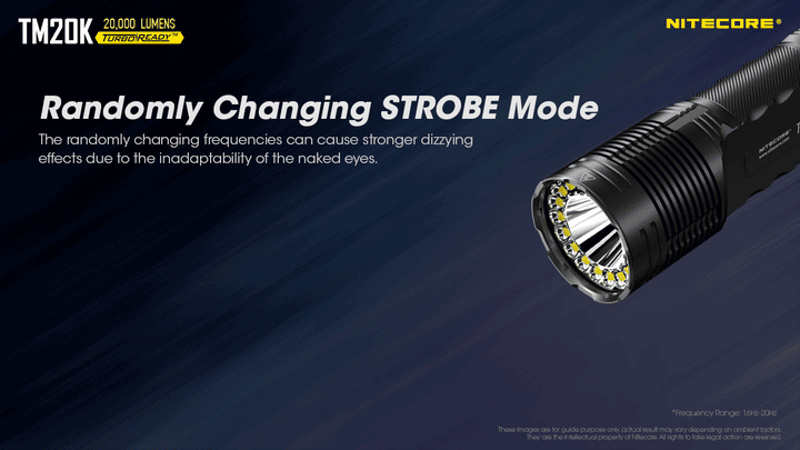 TM20K - 20,000 lumens (Bundle) - Nitecore Singapore