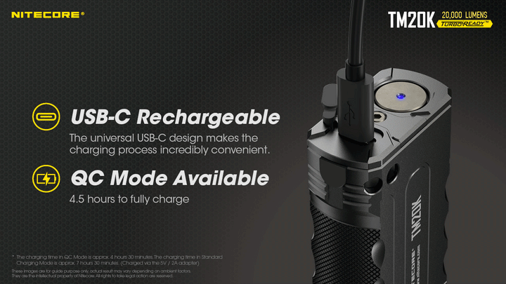 TM20K - 20,000 lumens (Bundle) - Nitecore Singapore