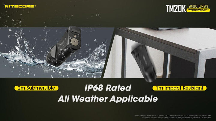 TM20K - 20,000 lumens (Bundle) - Nitecore Singapore