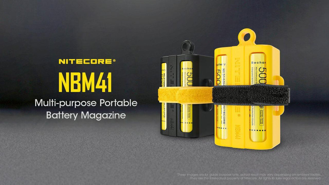 NBM41 (BLACK) - Battery Magazine for 21700 - Nitecore Singapore