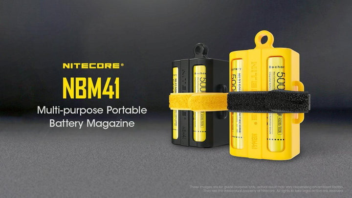 NBM41 (BLACK) - Battery Magazine for 21700 - Nitecore Singapore