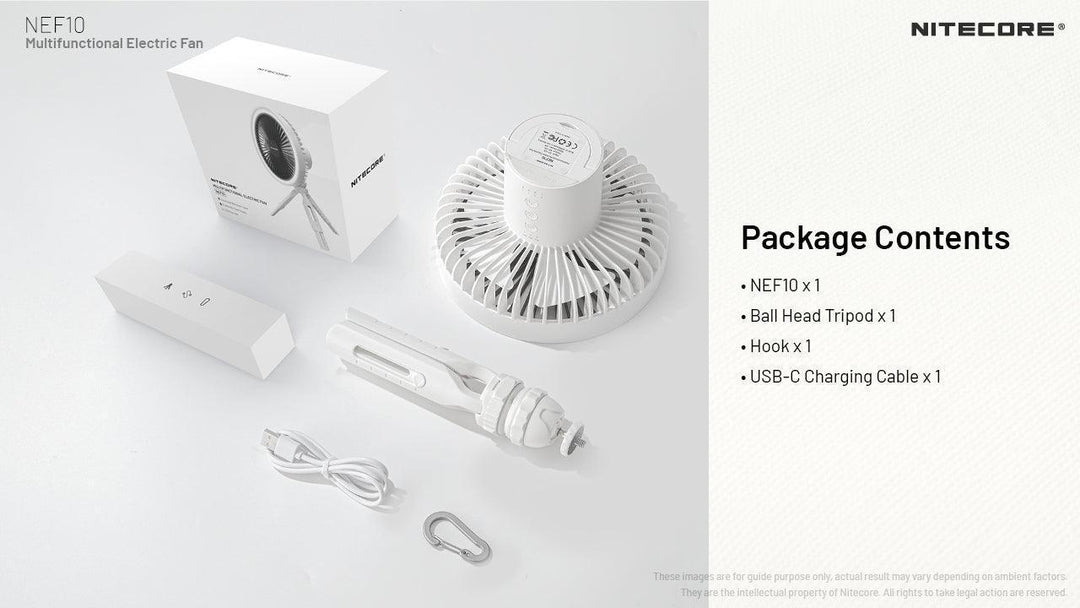 NEF10 - LED Fan (10,000mAh) - Nitecore Singapore