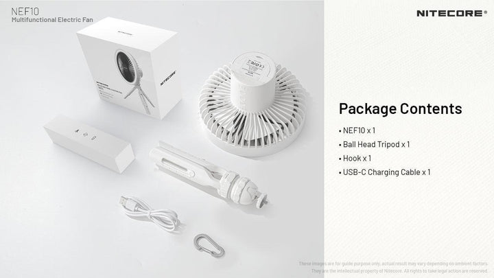NEF10 - LED Fan (10,000mAh) - Nitecore Singapore