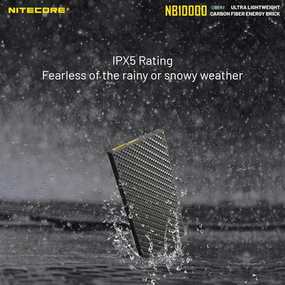 NB10000 Carbon Fiber Energy Brick (10,000mAh 3A GEN 2) Bundle