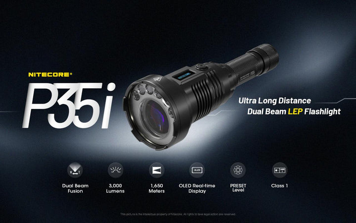 P35i - 3000 lumens LEP - Nitecore Singapore