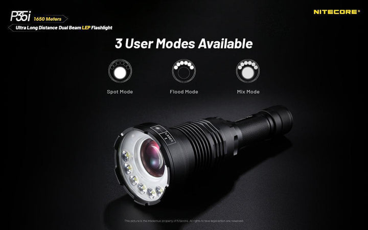 P35i - 3000 lumens LEP - Nitecore Singapore