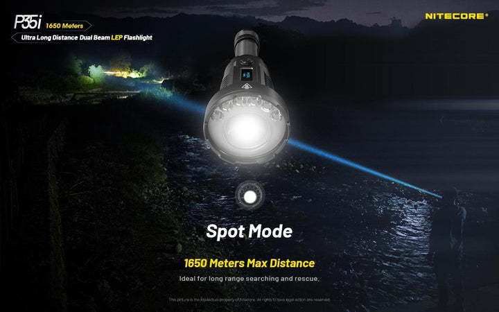 P35i - 3000 lumens LEP - Nitecore Singapore