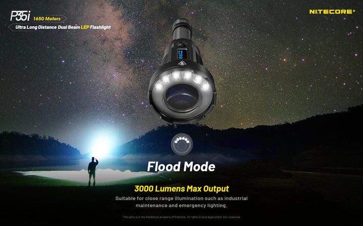 P35i - 3000 lumens LEP - Nitecore Singapore