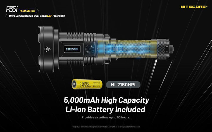 P35i - 3000 lumens LEP - Nitecore Singapore