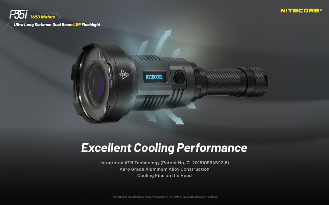 P35i - 3000 lumens LEP - Nitecore Singapore