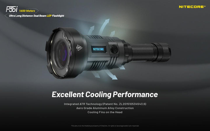 P35i - 3000 lumens LEP - Nitecore Singapore