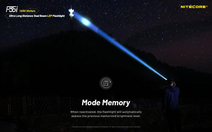 P35i - 3000 lumens LEP - Nitecore Singapore