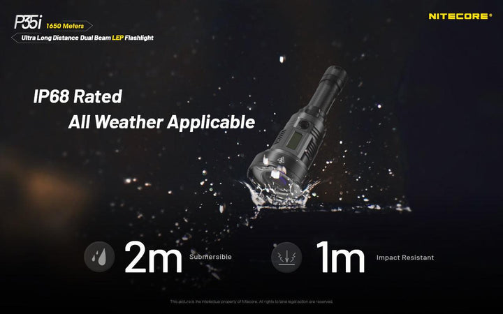 P35i - 3000 lumens LEP - Nitecore Singapore