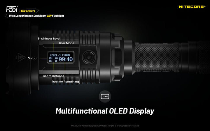 P35i - 3000 lumens LEP - Nitecore Singapore