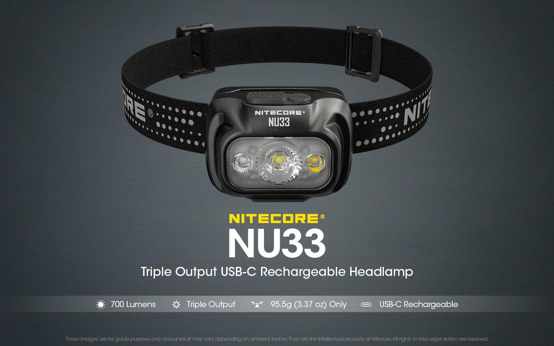 NU33 - 700 lumens - Nitecore Singapore