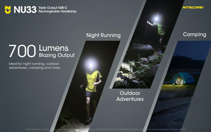 NU33 - 700 lumens - Nitecore Singapore