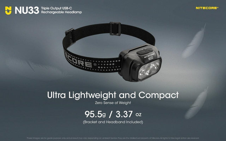 NU33 - 700 lumens - Nitecore Singapore