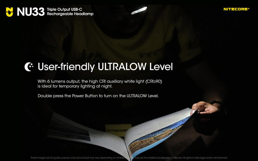 NU33 - 700 lumens - Nitecore Singapore