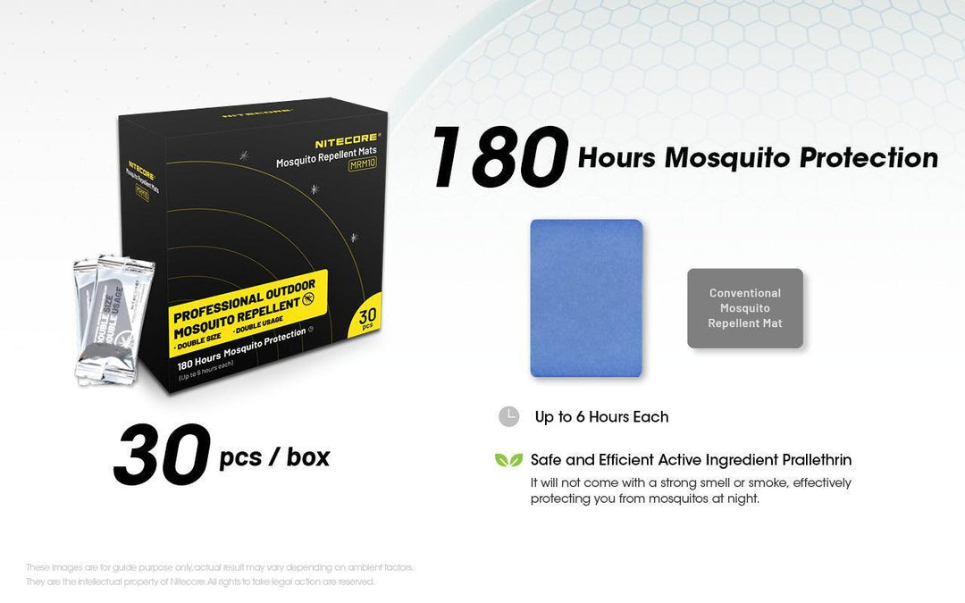 MRM10 Mosquito Repellent Mat (30pcs) - Nitecore Singapore