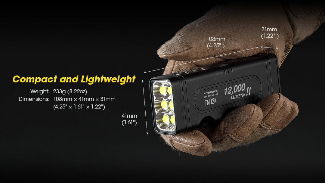 TM12K - 12,000 lumens - Nitecore Singapore