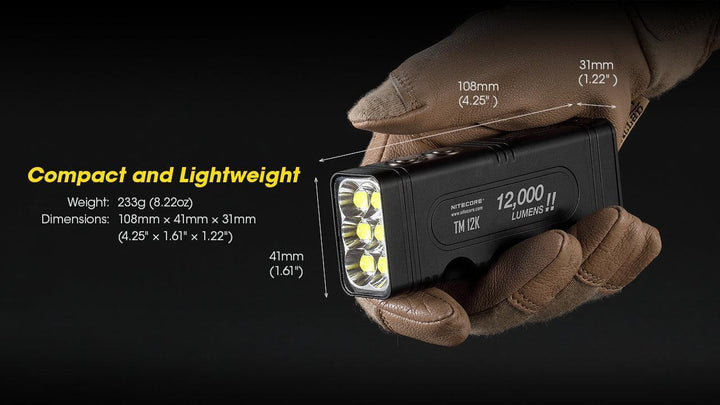 TM12K - 12,000 lumens - Nitecore Singapore