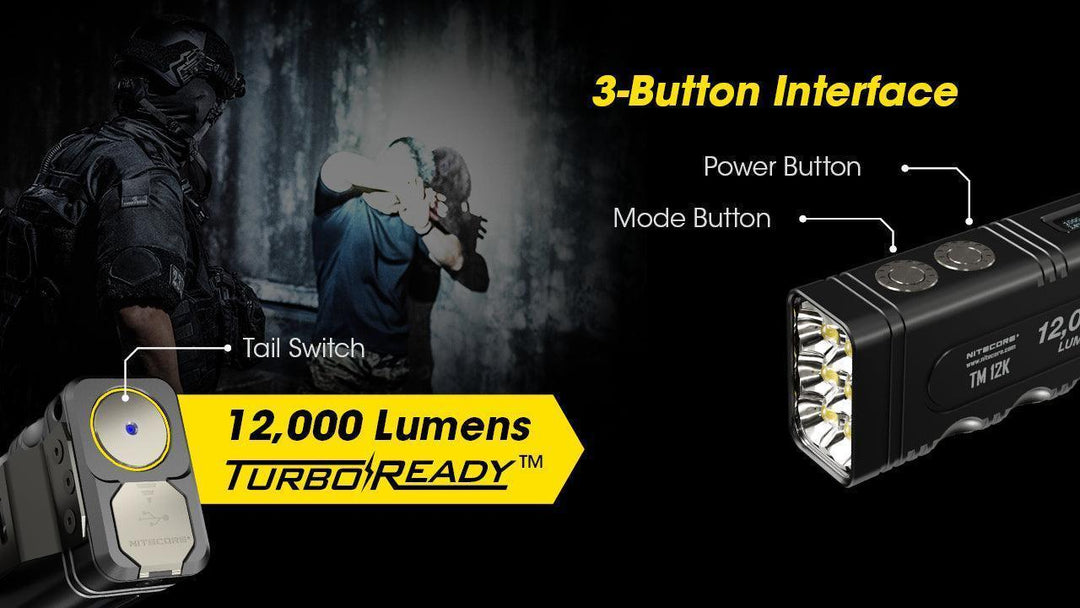 TM12K - 12,000 lumens - Nitecore Singapore