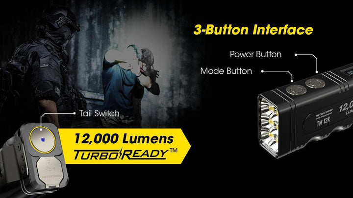 TM12K - 12,000 lumens - Nitecore Singapore
