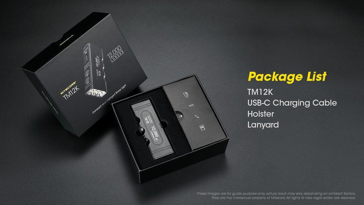TM12K - 12,000 lumens - Nitecore Singapore