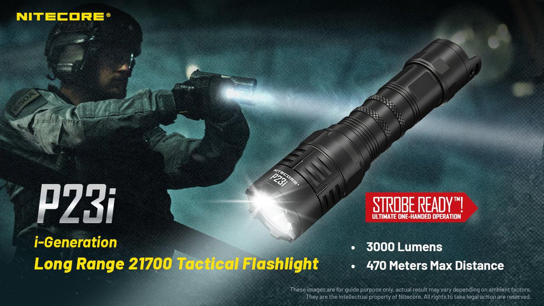 P23i - 3000 lumens - Nitecore Singapore